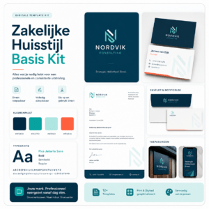 Zakelijke huisstijl kit